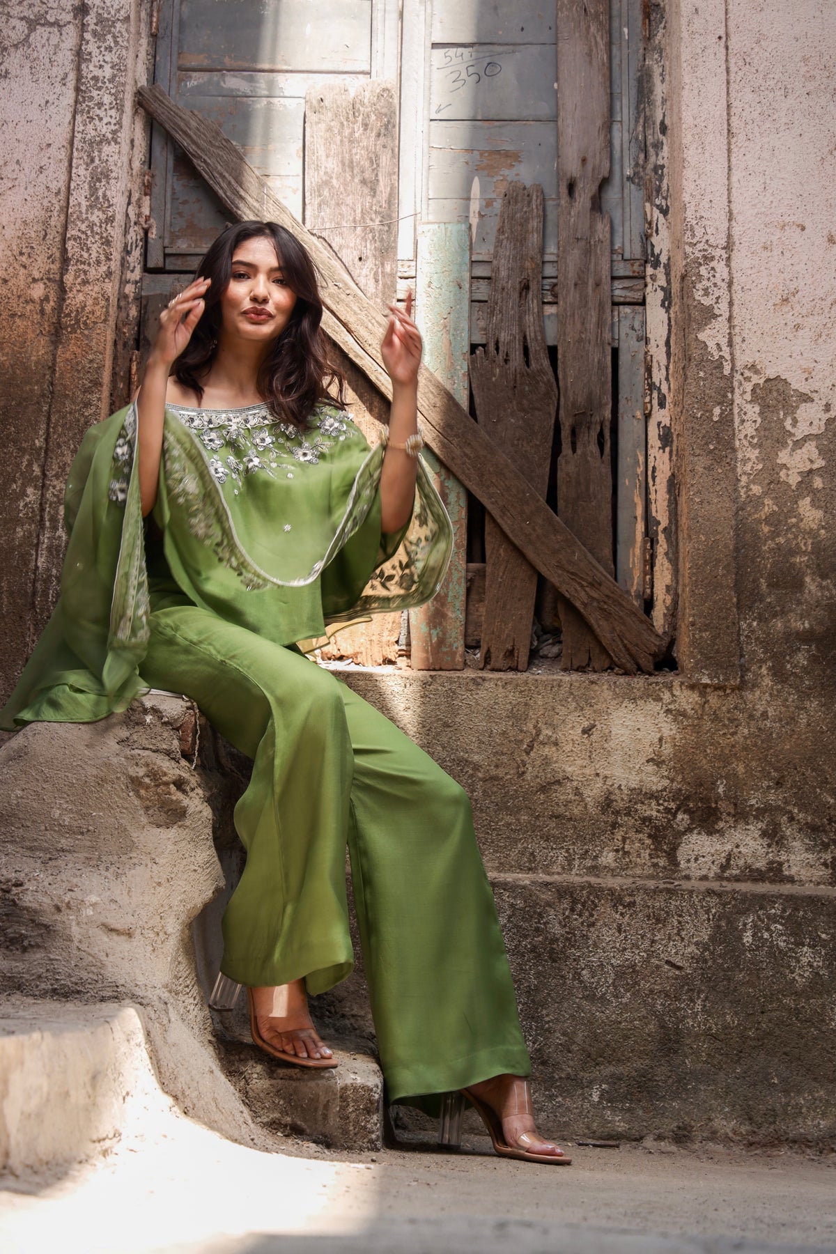Lush Whisper Indo Western Set