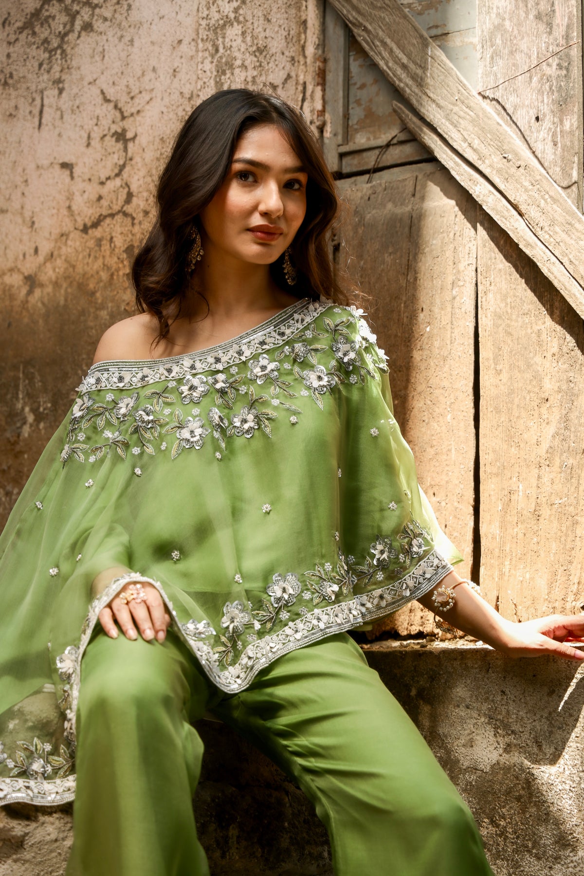 Lush Whisper Indo Western Set