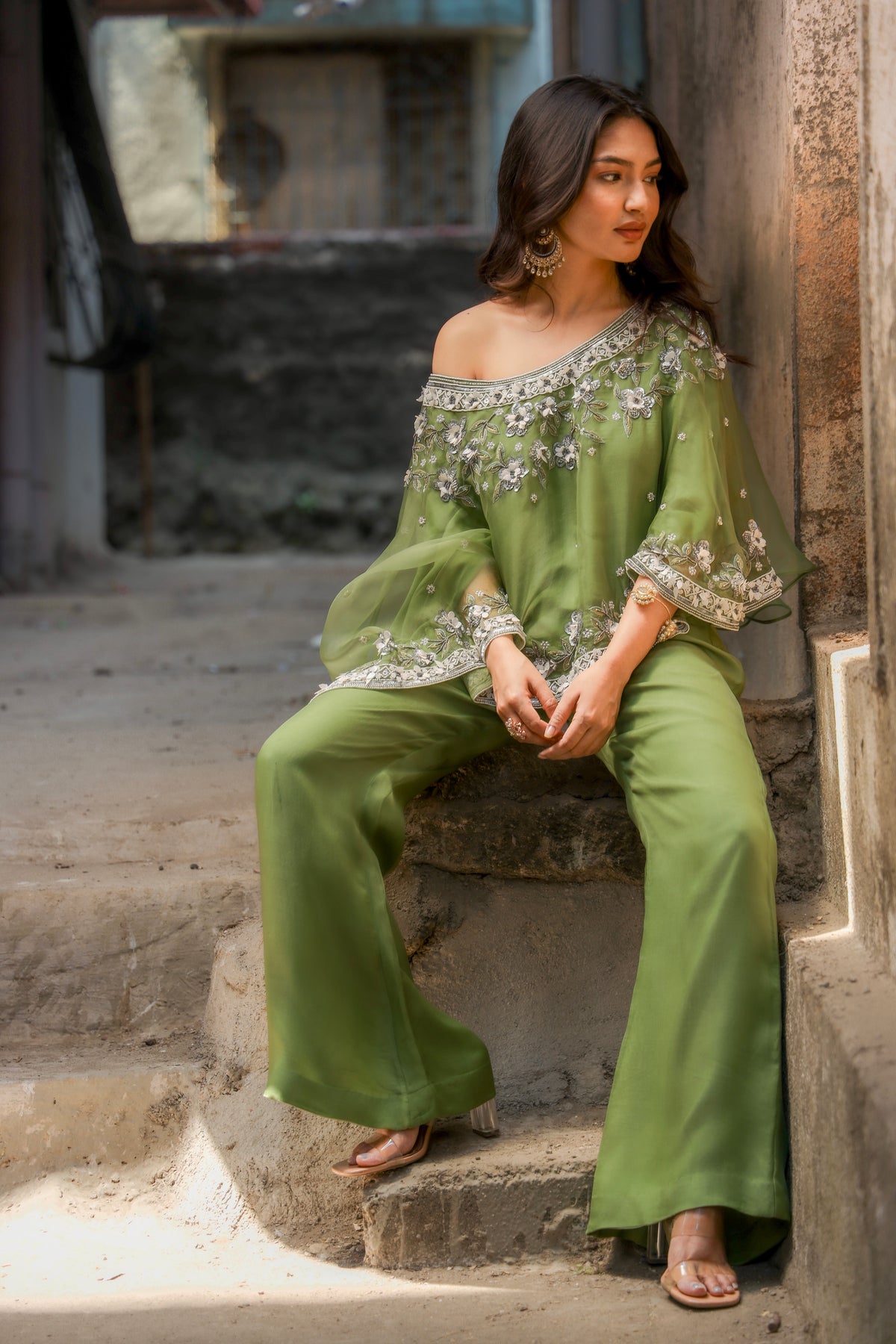 Lush Whisper Indo Western Set