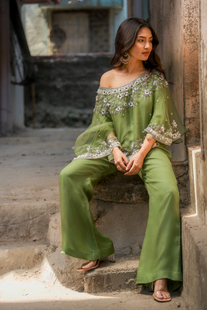 Lush Whisper Indo Western Set