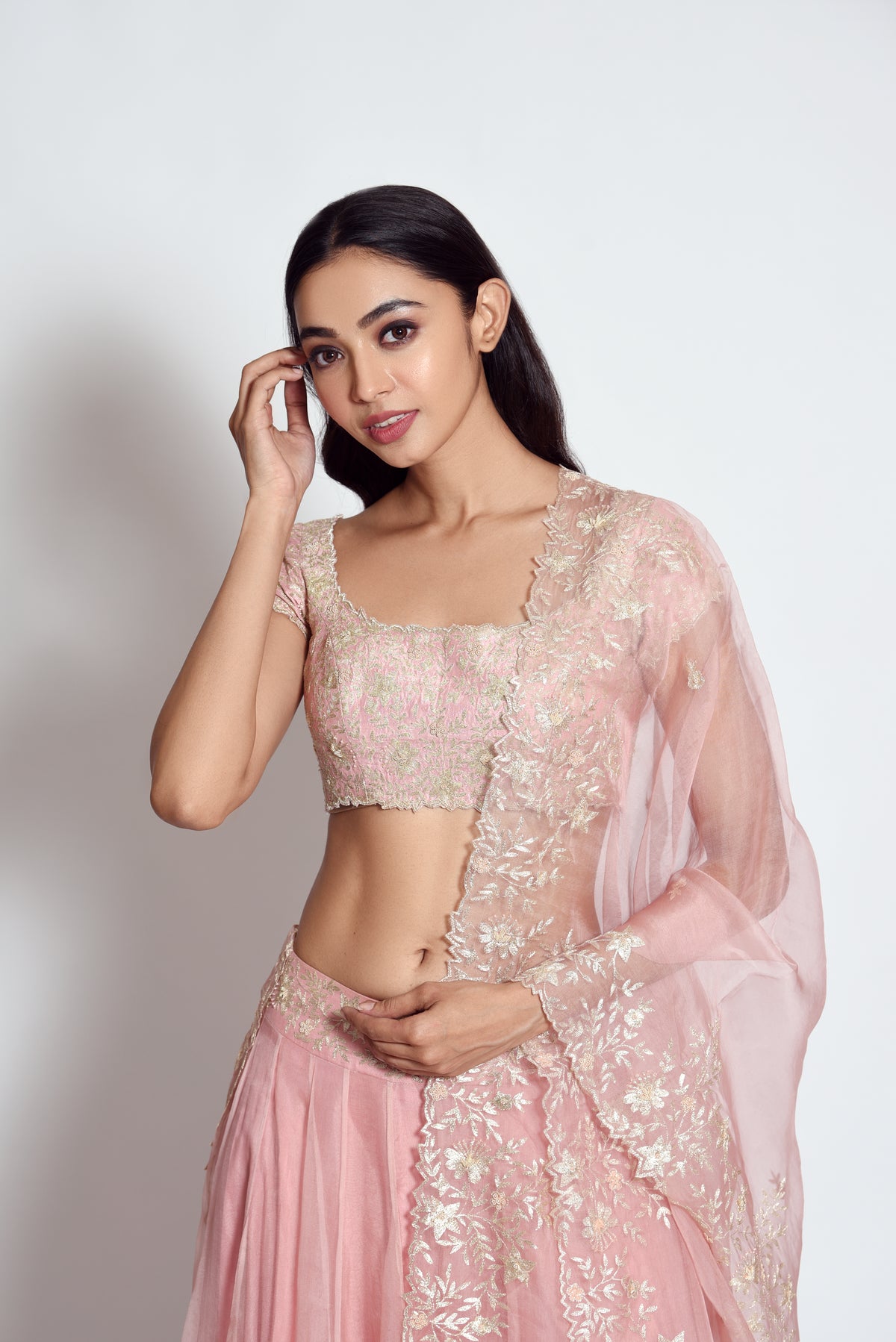 Blush Whisper Dupatta