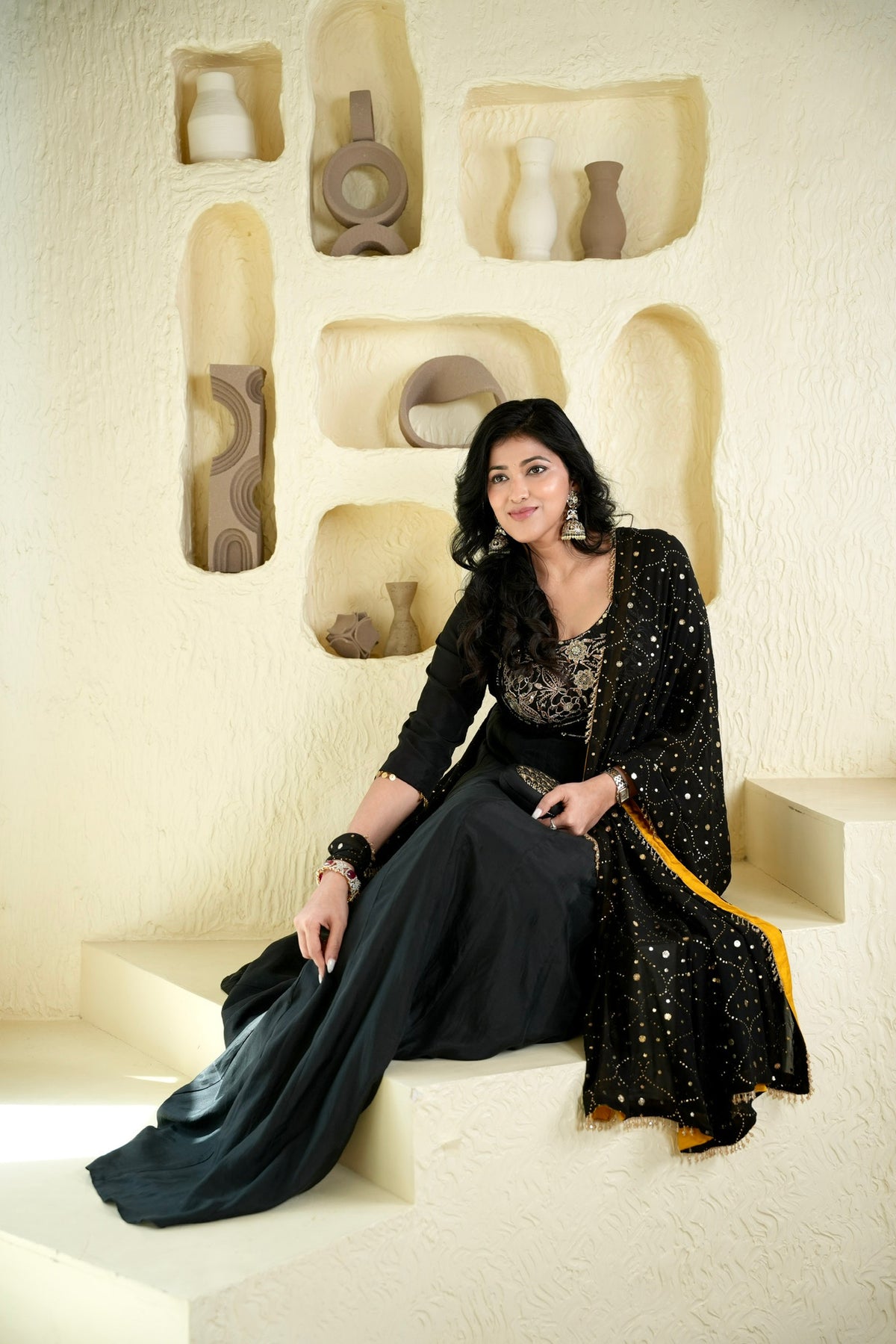 Soft Glow Anarkali Set