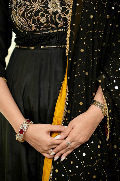Soft Glow Anarkali Set