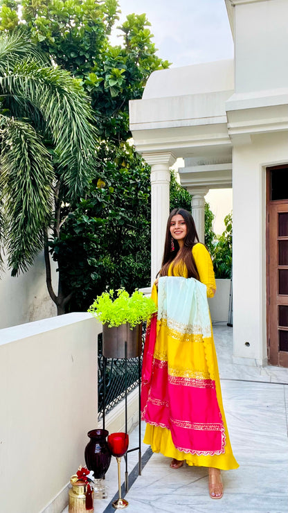 Color Block Dupatta