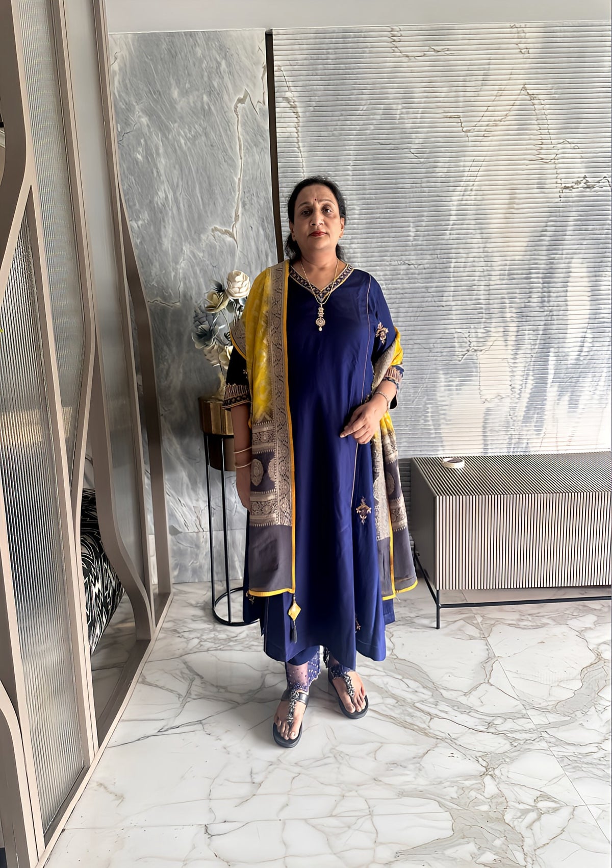 A-Line Kali Kurta Set