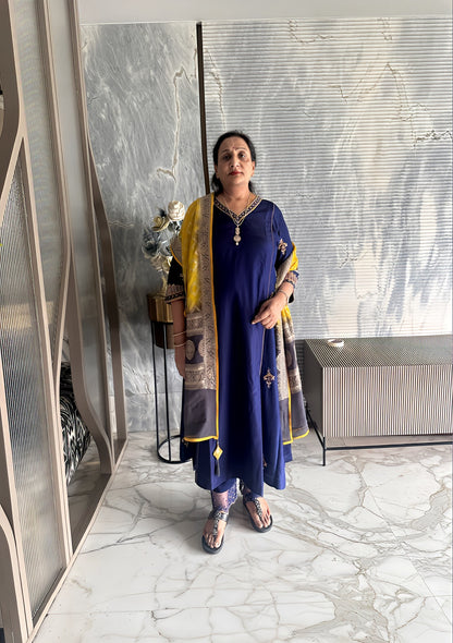 A-Line Kali Kurta Set