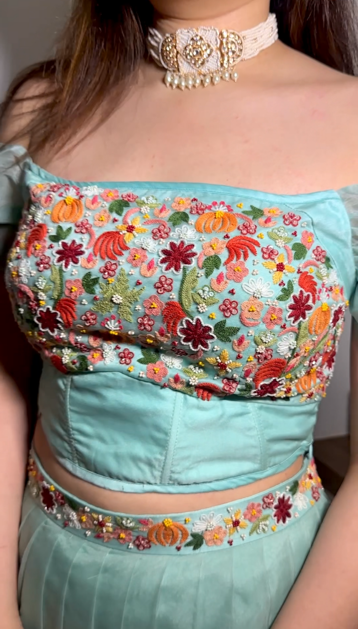Mint Meadow Corset & Skirt Bloom