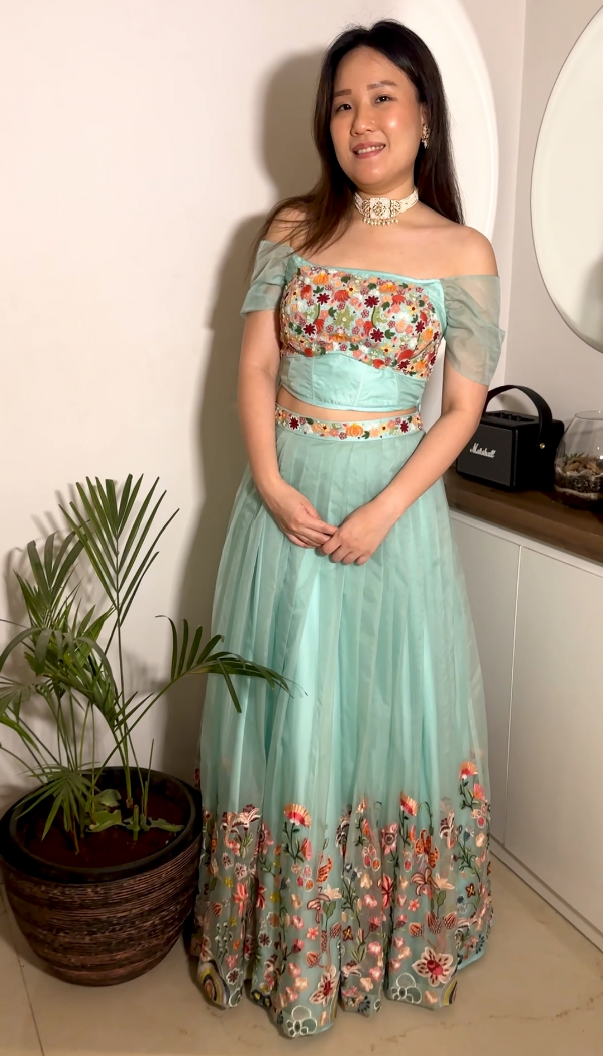 Mint Meadow Corset & Skirt Bloom