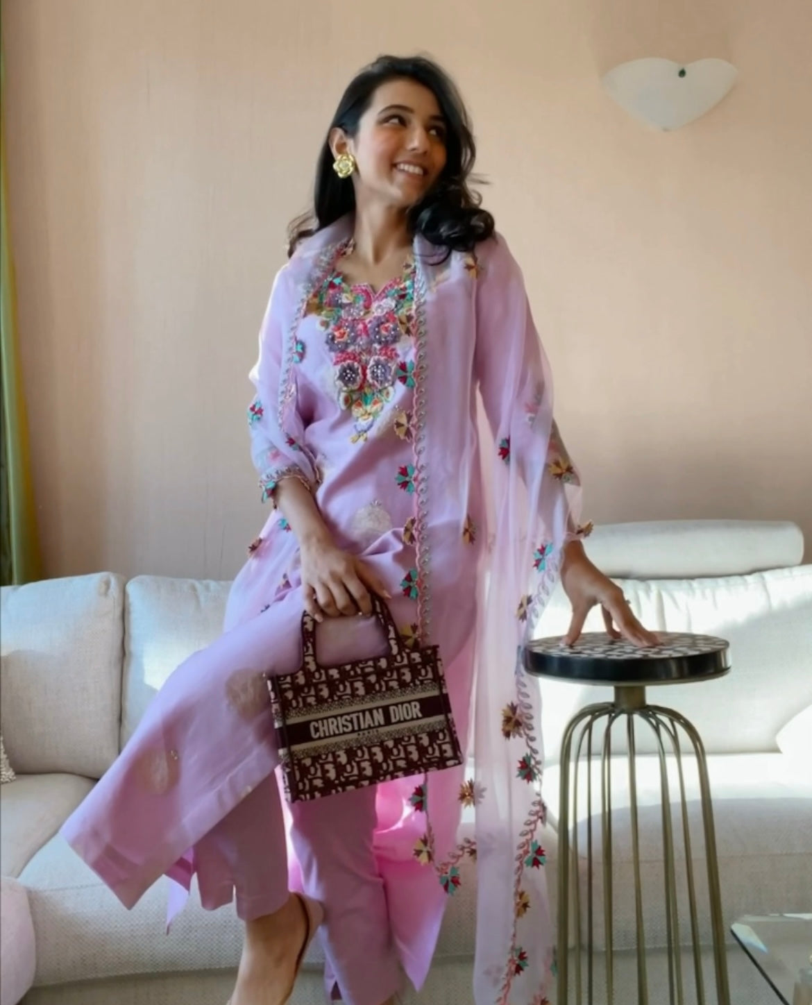 Masoom Lavender Bloom Dupatta
