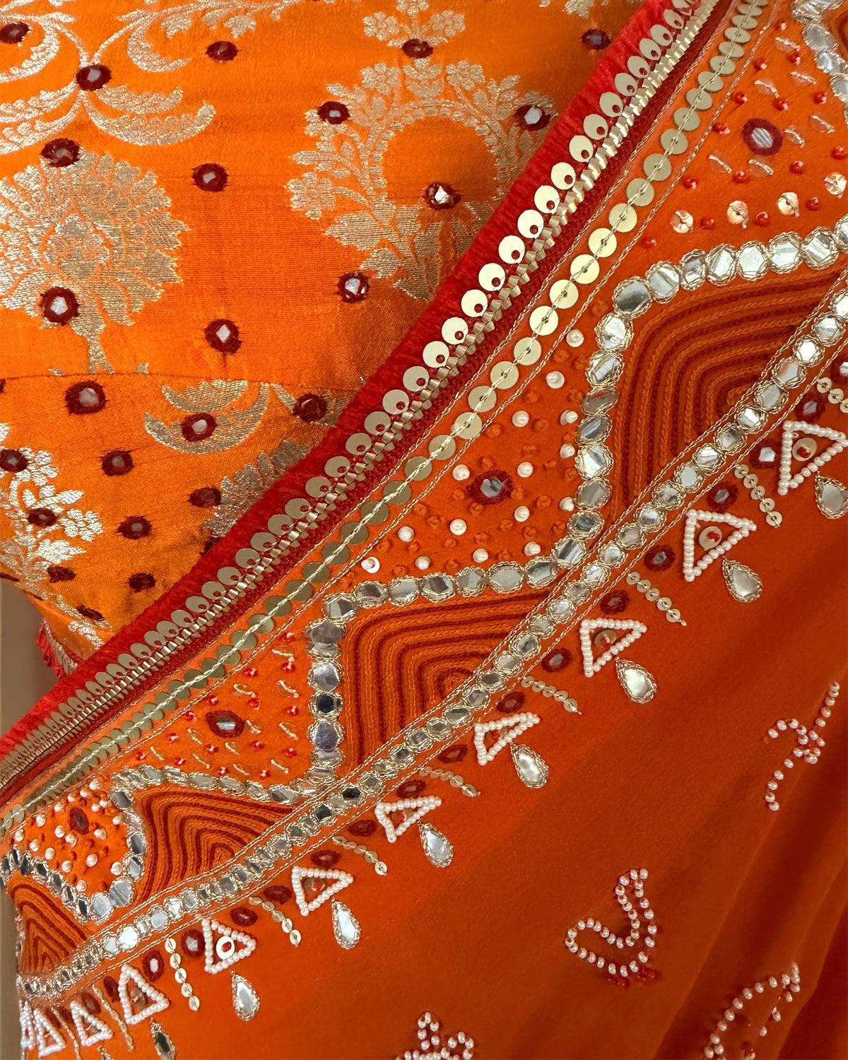 Sunset Saree