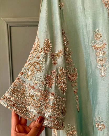Sea Green Farshi Set