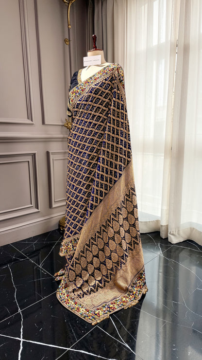 Gharchola Embellished Saree