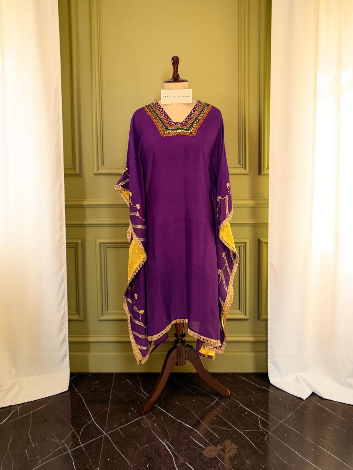 The Purple Hour Kafta Set