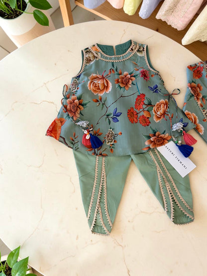 Dhoti Set - Baby Girl